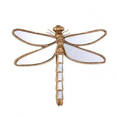 Imagem de Hjoxa Decoração de parede de libélula de resina vintage para escritório em casa adequada para estilo natural boêmio decoração de casa design flexível adequado para restaurante, quarto, cafeteria