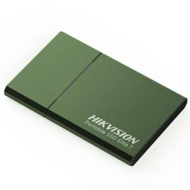 Imagem de SSD Externo Portátil Hikvision Elite 7 500GB 1060 MB/s USB 3.2 Verde HS-ESSD-Elite7 STD500GB
