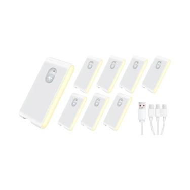 Imagem de Luzes De Escada Sem Fio Com Sensor De Movimento Recarregáveis Para Cor