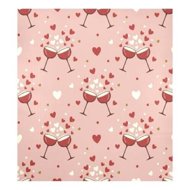 Imagem de Blueangle Capa magnética para lava-louças para óculos cupê vermelho dos namorados, decoração da capa da máquina de lavar louça, adesivos de eletrodomésticos, adesivos de eletrodomésticos, 58 cm C x 66