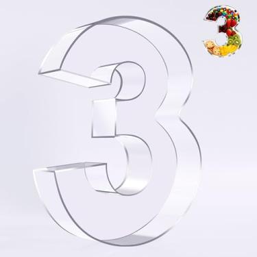 Imagem de Ledido Caixa de tabuleiro de charcutaria com número de acrílico de 25 cm, bandeja reutilizável e preenchível para bolo de doces, lanche de frutas, bandeja de charcutaria de acrílico fácil de limpar