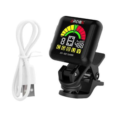 Imagem de Afinador De Guitarra, Violino E Ukulele USB Recarregável Preto Aroma A