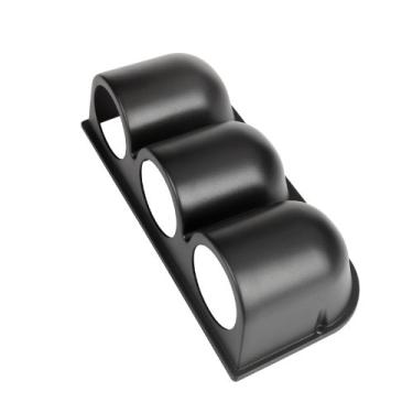 Imagem de Yinhing Suporte de Medidor Triplo para Carro, Montagem de Copo de Pod de Medidor de 3 Medidores Automáticos Com 2 Polegadas de Diâmetro de 52 Mm, Fácil Instalação, Plástico Durável (BLACK #42)