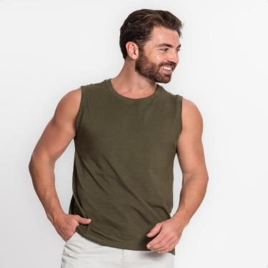Imagem de Camiseta Regata Machão Masculina Básica Lisa Rovitex Algodão Cor:;Tamanho:P;Gênero:Masculino-Masculino