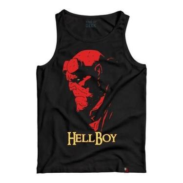 Imagem de Camiseta Regata Hellboy Filme Camisa Geek Série Camisa Geek - M&R Stor