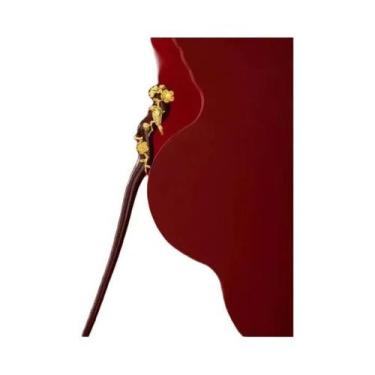 Imagem de Grampo De Cabelo Estilo Chinês Com Flor De Ameixa Em Madeira De Sândal