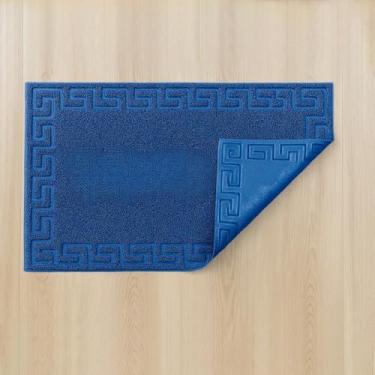 Imagem de Tapete Capacho Antiderrapante para Porta – Vinil Premium em PVC, Opções de 1 a 6 Unidades, 38x58cm(Azul,4)
