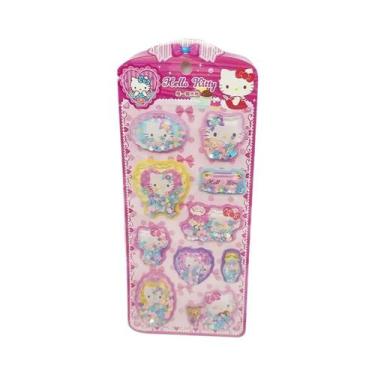 Imagem de Adesivos 3D De Gel Transparente Hello Kitty E Cinnamoroll, Decoração D
