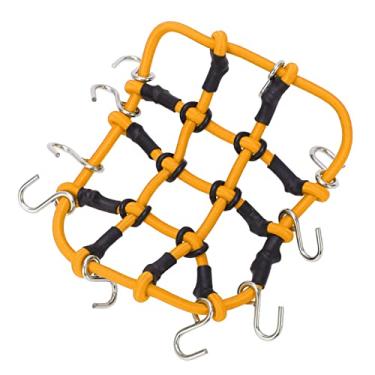 Imagem de aqxreight Simulação de Rede de Bagagem Elástica RC Rede de Rack de Bagagem RC Com Gancho para Carro de Controle Remoto Jimny Vermelho Pendurado Em Lata é Ganchos Convenientes A Correção Elástica