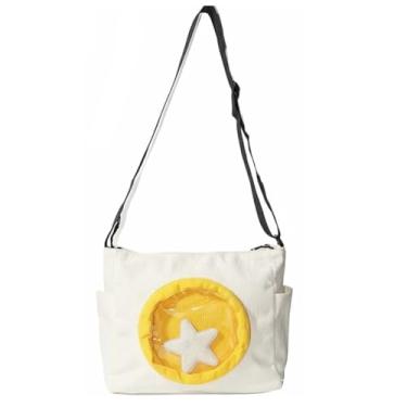 Imagem de KIPSSMLSE Linda sacola feminina de veludo cotelê Ita bolsa tiracolo com exibição de pinos bolsa de ombro