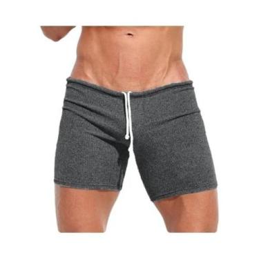 Imagem de Shorts De Natação Casuais Para Homens, Respirável, Com Cordão, Para Co