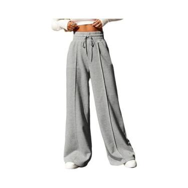 Imagem de Calças Esportivas Femininas Soltas - Modelagem Larga e Confortável par