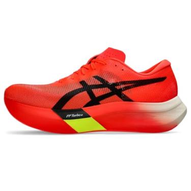 Imagem de ASICS Tênis de corrida unissex METASPEED Sky 3, Nascer do sol, vermelho/preto, 37