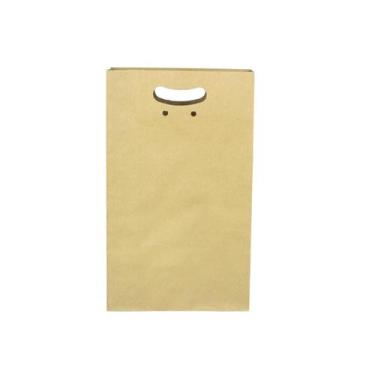 Imagem de Sacola Kraft Boca De Palhaço M. 23,5x10x32,5 Cm. Com 100 Un. - TAMAROZ