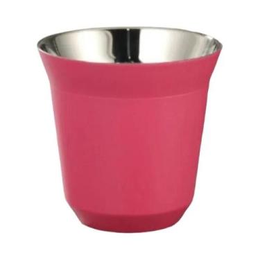 Imagem de Copo Térmico De Aço Inoxidável De Cor Sólida Com Fundo Plano Para Café