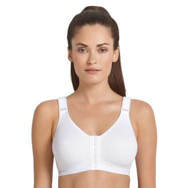 Imagem de Anita Sutiã esportivo plus size com fecho frontal, Branco, 36D
