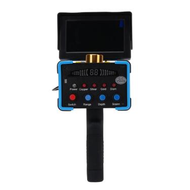 Imagem de TOPINCN Detector de Metais, Varinha Portátil Sensível Precisa do Detector de Metais da Profundidade de 15m, Profissional do Ouro e da Prata Exposição Precisão Alta (Plugue EUA 100-240V)