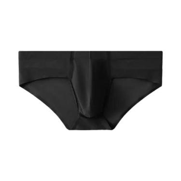 Imagem de Cuecas Masculinas De Seda Gelada Para O Verão, Frescas, Respiráveis, S