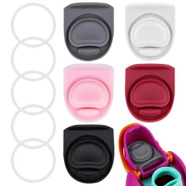 Imagem de ZUGHXMS Rolha de substituição e anel de vedação O compatível com Owala FreeSip 680 g, tampa de anéis de vedação superior de garrafa para Owala 16/19/24/32/1,134 g tampa de boca acessórios de peças de