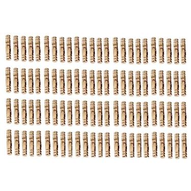 Imagem de Dobradiças ocultas de latão, 50 peças, joias, caixas de madeira, armário, dobradiça invisível para móveis, 4 x 20 mm
