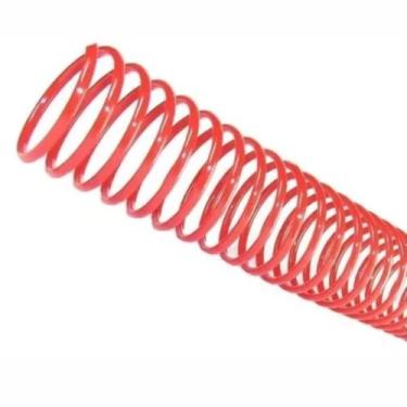 Imagem de Espiral para Encadernação Vermelho 09 mm para 50 folhas 100un - Cassma