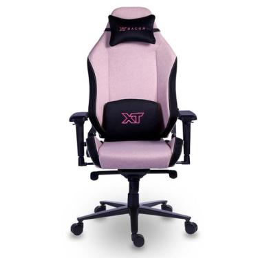 Imagem de Cadeira Gamer Xt Racer Draco - Preta E Rosa