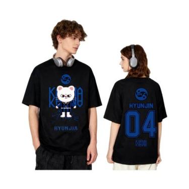 Imagem de Camiseta Casual Oversized Com Estampa De Desenho Animado KPOP KARMA HY