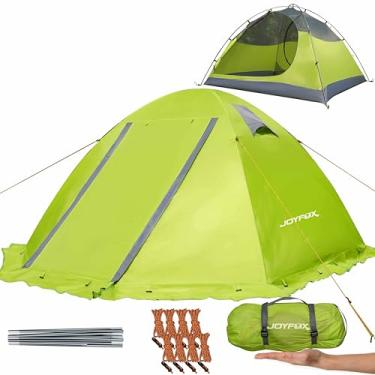 Imagem de JOYFOX Barraca de Camping 3 Pessoas RAINFLY Alumínio Ultralight Upf 50 Coluna D'água de 3000mm (Verde Claro, 3 Pessoas)
