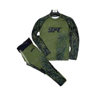 Imagem de Conjunto De Treino Masculino UFC 2025: Camisa De Manga Comprida E Calç