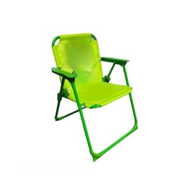 Imagem de Cadeira De Praia Dobrável Sem Ou Com Guarda Sol Ajustável(Sapo)