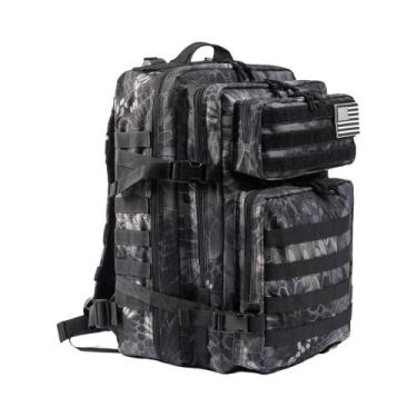 Imagem de Mochila Tática Grande De 45L Para Homens, Bolsa De Assalto Molle Para 