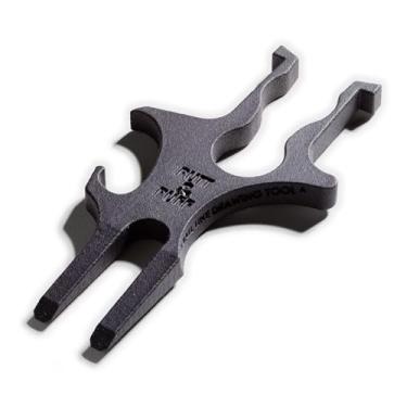 Imagem de Left Side Suporte para charutos de golfe Putt & Puff com suporte magnético para carrinho, ferramenta Divot e guia de marcador de bola - Multiferramenta 5 em 1 feita nos EUA