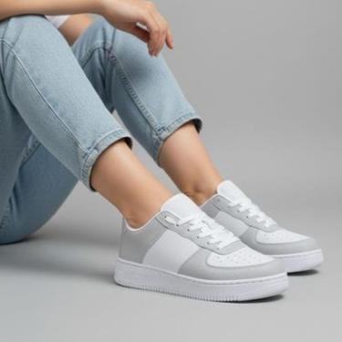 Imagem de Tênis Sneakers Casual Unissex Moda Social Treino Academia Estilo e Conforto-Unissex