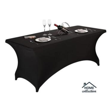 Imagem de Toalha De Mesa Aberta Malha Lycra 180 X 75cm Capa Retangular - Home Co