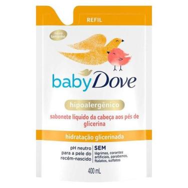 Imagem de Refil Sabonete Líquido Baby Dove Hidratação Glicerinada 400ml