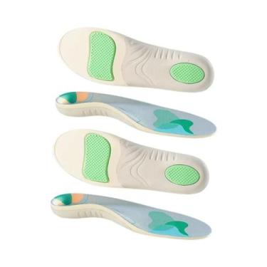 Imagem de Palmilhas Ortopédicas Unissex Para Pés Planos, Confortáveis, Com Supor