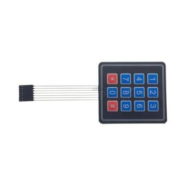 Imagem de Teclado De Membrana 4x4 Para Arduino, Kit DIY De Carro Inteligente, Ma