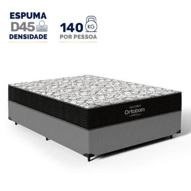 Imagem de Cama Box com Colchão de Espuma D45 Ortobom Airtech 150 Casal 138cm