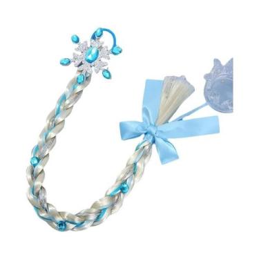 Imagem de Laço De Cabelo Arco-Íris Com Floco De Neve Para Meninas, Acessórios De