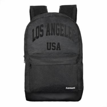 Imagem de Mochila Escolar Trabalho Mala Viagem Bolso Notebook Tablet Necessaire Estojo Esportivo Garrafa-Unissex