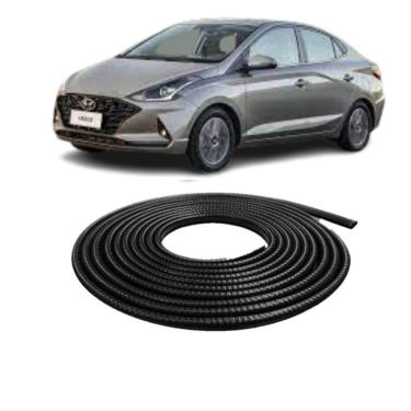Imagem de Borracha Protetora Borda Porta Preta Hb20 Sedan 5m 7x14 [f103]