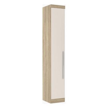 Imagem de Guarda Roupa 1 Porta 4 Prateleiras 38cm Avelã Rústico