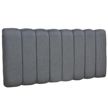 Imagem de Cabeceira Cama Box Painel Casal 140 Cm Dubai W01 Chumbo