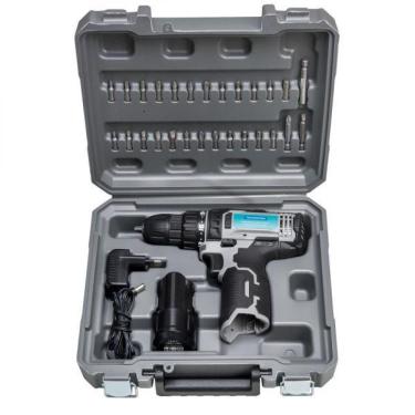 Imagem de Parafusadeira Furadeira 10,8 V 30 Peças Com Maleta
