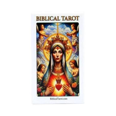 Imagem de Cartas De Tarô Bíblicas: Jogo De Tabuleiro Oráculo Para Ilustração, Di