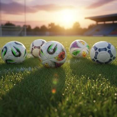 Imagem de Bola De Futebol Tamanho 5 Branca 68cm