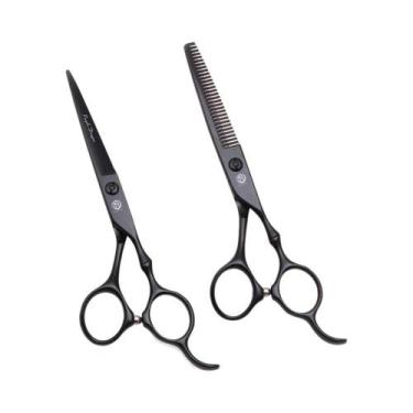 Imagem de Tesoura Profissional De Cabeleireiro Purple Dragon 5.5" 6" 440C Para D