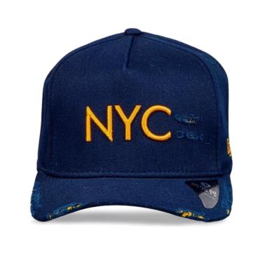 Imagem de Boné Aba Curva Bandeira New York City Premium Fitão-Unissex