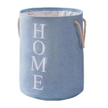 Imagem de Cesto Organizador Multiuso Linha Home 42,4L Easy Decor, Azul