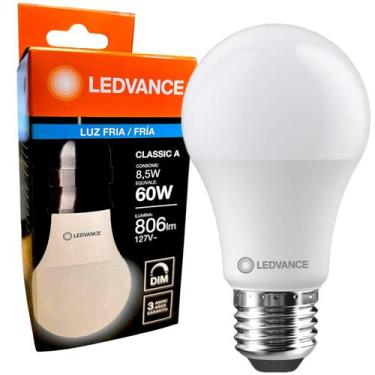 Imagem de Lampada Led Bulbo 8,5W Dimerizavel Branca Fria 6500K 127V - Ledvance